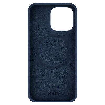 Чехол iPhone 14 Pro Max uBear Touch Mag Case Soft-touch, темно-синий