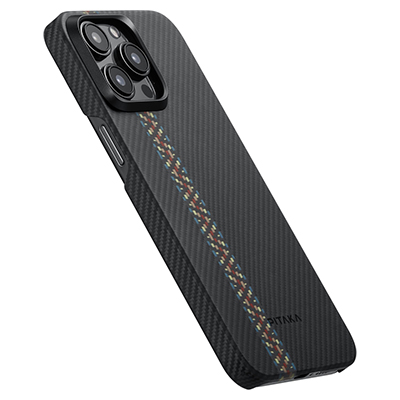 Чехол iPhone 15 Pro Pitaka MagEZ Case 4 Rhapsody, кевлар