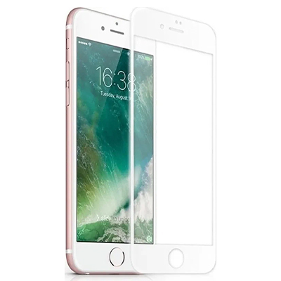 Защитное стекло iPhone 7/8/SE Gurdini белое