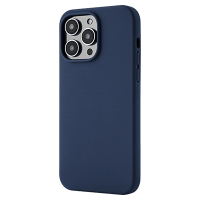 Чехол iPhone 14 Pro Max uBear Touch Mag Case Soft-touch, темно-синий