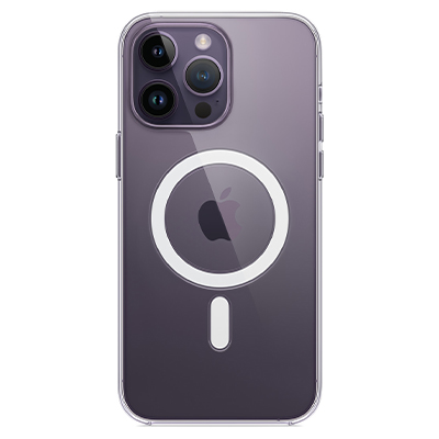 Чехол iPhone 14 Pro Max Silicone Magsafe, прозрачный