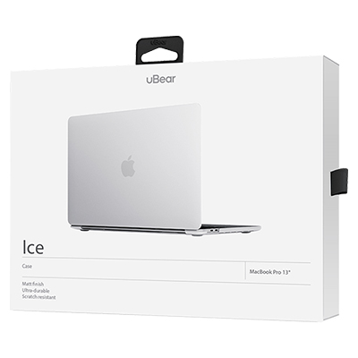 Чехол MacBook Air 13 (2019, 2020) uBear Ice Case, белый