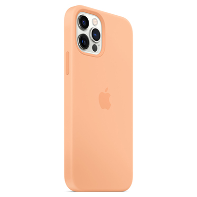 Чехол iPhone 12/12 Pro Silicone Magsafe Cantaloupe