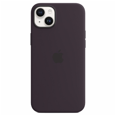 Чехол iPhone 14 Plus Silicone Magsafe Elderberry