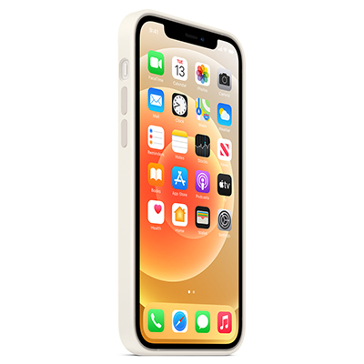 Чехол iPhone 12/12 Pro Silicone Magsafe White