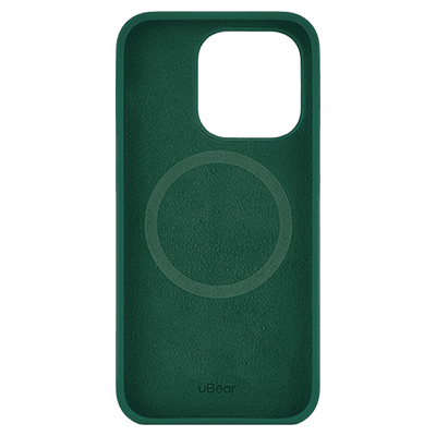 Чехол iPhone 14 Pro uBear Touch Mag Case Soft-touch, зеленый