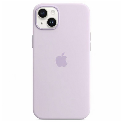 Чехол iPhone 14 Plus Silicone Magsafe Liliac