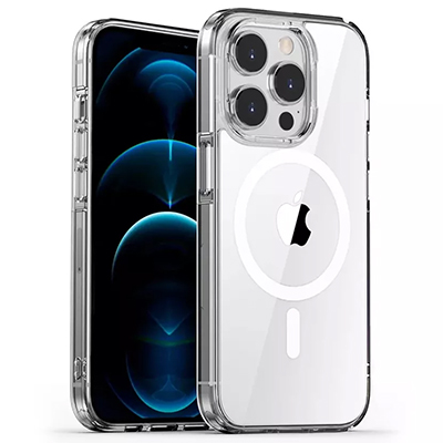 Чехол iPhone 12/12 Pro Gurdini Alba Series Magsafe, прозрачный