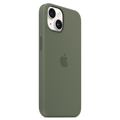 Чехол iPhone 14 Silicone Magsafe Olive