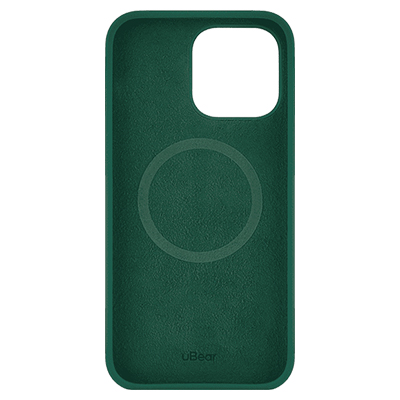 Чехол iPhone 14 Pro Max uBear Touch Mag Case Soft-touch, зеленый