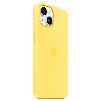 Чехол iPhone 14 Silicone Magsafe Canary Yellow