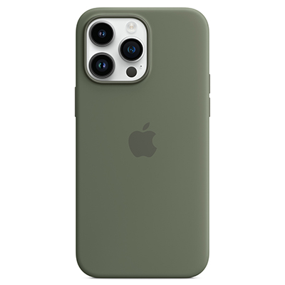Чехол iPhone 14 Pro Max Silicone Magsafe Olive