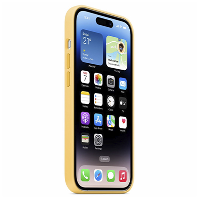 Чехол iPhone 14 Pro Silicone Sunglow
