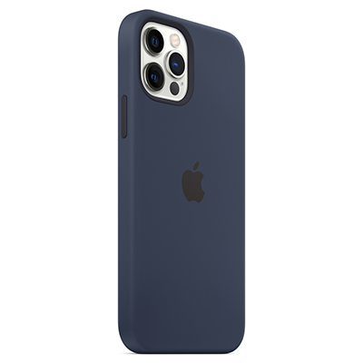 Чехол iPhone 12/12 Pro Silicone MagSafe Deep Navy