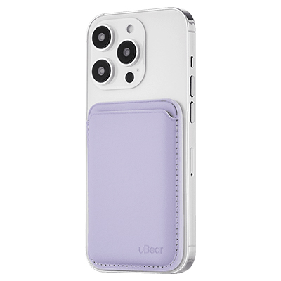 Картхолдер uBear Leather Shell Case, лаванда
