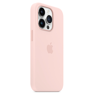 Чехол iPhone 14 Pro Silicone Magsafe Chalk Pink