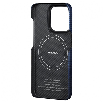 Чехол iPhone 15 Pro Max Pitaka MagEZ Case 4 Over The Horizon, кевлар