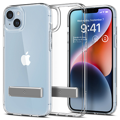 Чехол iPhone 14 Plus Spigen Ultra Hybrid "S", прозрачный
