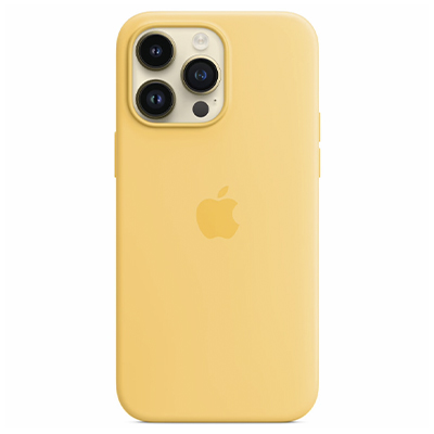 Чехол iPhone 14 Pro Max Silicone Magsafe Sunglow