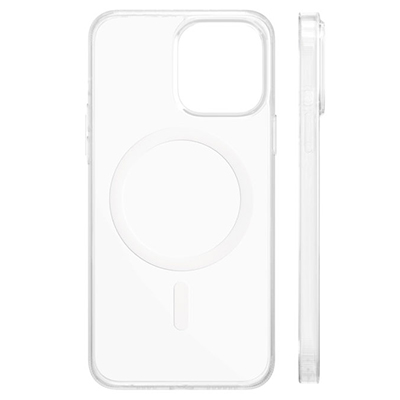 Чехол iPhone 14 Pro Max "vlp" Crystal Case MagSafe, прозрачный