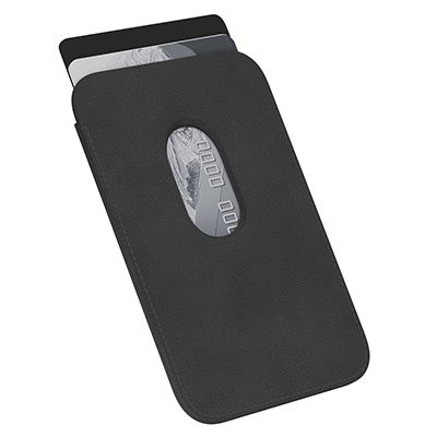 Картхолдер "vlp" из экокожи с MagSafe, черный