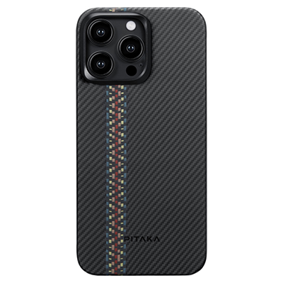 Чехол iPhone 15 Pro Pitaka MagEZ Case 4 Rhapsody, кевлар