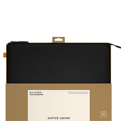 Чехол для Macbook 16" Native Union Stow Lite Sleeve, черный