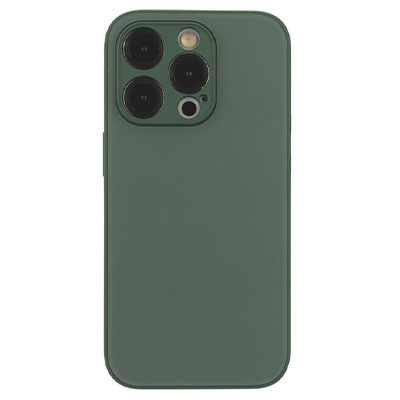 Чехол iPhone 15 Pro "vlp" Glaze Case MagSafe, темно-зеленый