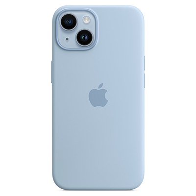 Чехол iPhone 14 Silicone Magsafe Sky