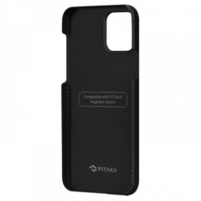 Чехол iPhone 12/12 Pro Pitaka MagEZ Case, черно-серый