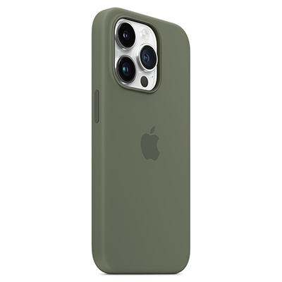 Чехол iPhone 14 Pro Silicone Magsafe Olive