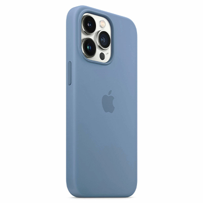Чехол iPhone 13 Pro Max Silicone Blue Fog