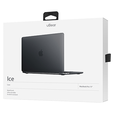 Чехол MacBook Air 13 2019, 2020 uBear Ice Case, чёрный