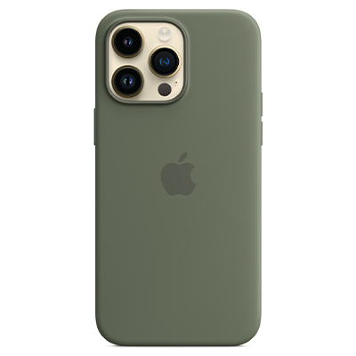 Чехол iPhone 14 Pro Max Silicone Magsafe Olive