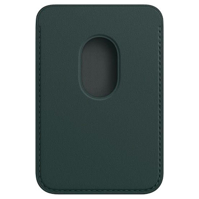 Кожаный кошелек для iPhone Leather Wallet Magsafe Green