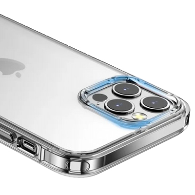 Чехол iPhone 14 Pro Gurdini Alba Transparent Protective, голубой