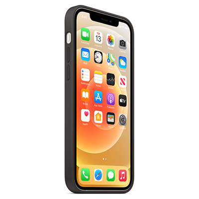 Чехол iPhone 12/12 Pro Silicone Magsafe Black