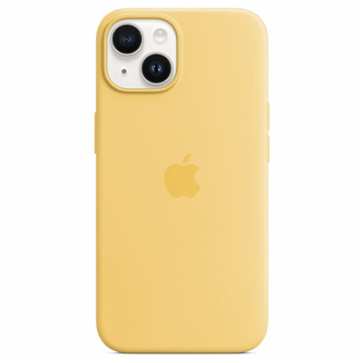 Чехол iPhone 14 Silicone Magsafe Sunglow