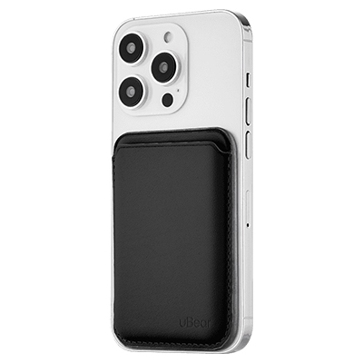 Картхолдер uBear Leather Shell Case, черный