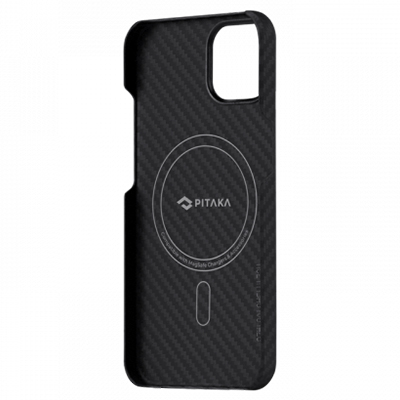 Чехол iPhone 13 Pitaka MagEZ Case 2, черно-серый