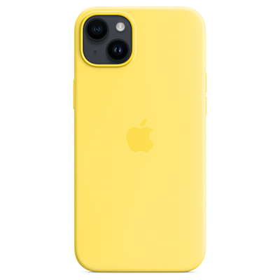 Чехол iPhone 14 Plus Silicone Magsafe Canary Yellow