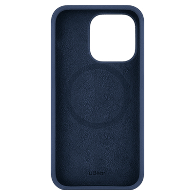 Чехол iPhone 14 Pro uBear Touch Mag Case Soft-touch, темно-синий