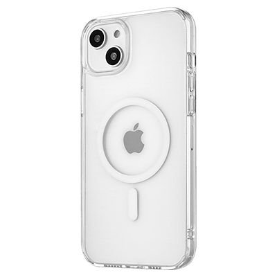 Чехол iPhone 14 uBear Real Mag Case усиленный, прозрачный