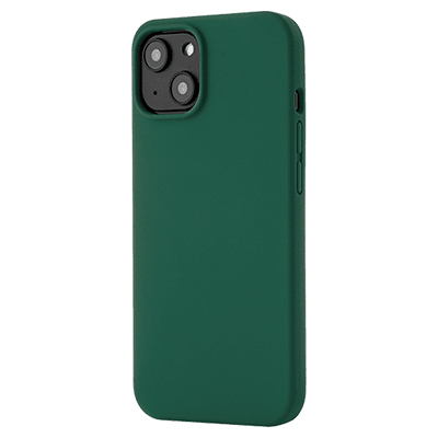 Чехол iPhone 14 uBear Touch Mag Case Soft-touch, темно-зеленый