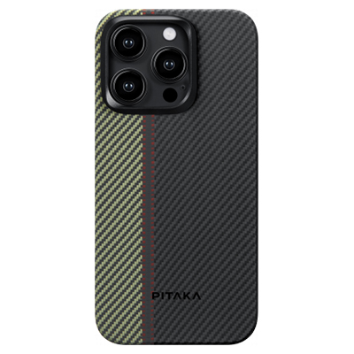 Чехол iPhone 15 Pro Max Overture Pitaka MagEZ Case 4 кевлар