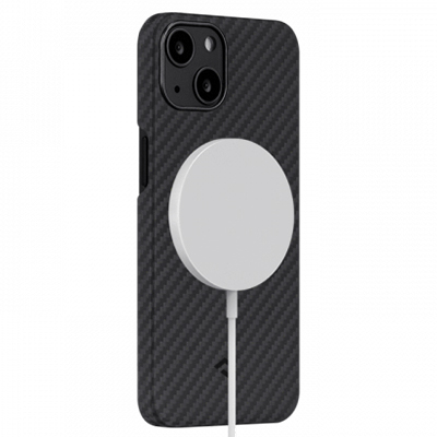 Чехол iPhone 13 Pitaka MagEZ Case 2, черно-серый