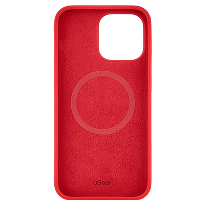 Чехол iPhone 14 Pro Max uBear Touch Mag Case Soft-touch, красный