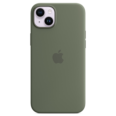 Чехол iPhone 14 Plus Silicone Magsafe Olive