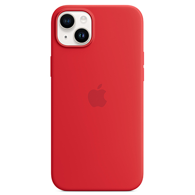 Чехол iPhone 14 Plus Silicone Magsafe Red