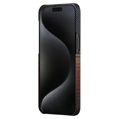 Чехол iPhone 15 Pro Max Pitaka Fusion Weaving MagEZ 5 Sunset